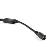 One-Quarter Power Cord, 330mm Long, With Wire File, Multi-Stranded Bare Copper Core, 5.5*2.1 Tuning Fork Connector